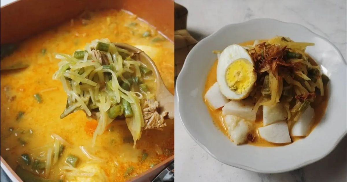 Sayur Ketupat Labu Siam