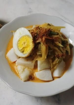 Foto resep Sayur Ketupat Labu Siam