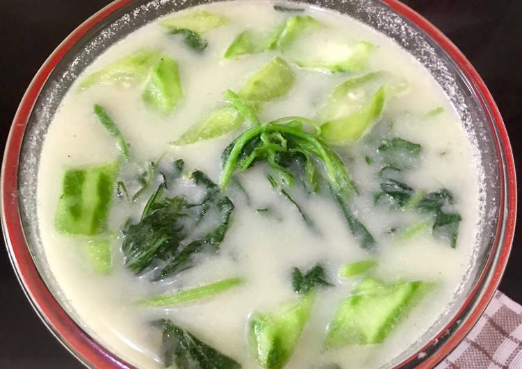 Sayur bobor bayam & oyong