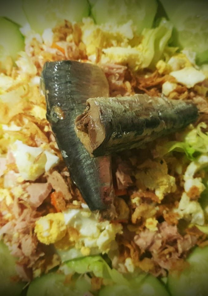 Una foto de Ensalada de mar y campo🥗🥗
