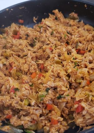 Una foto de Guiso de atún para arepas y empanadas