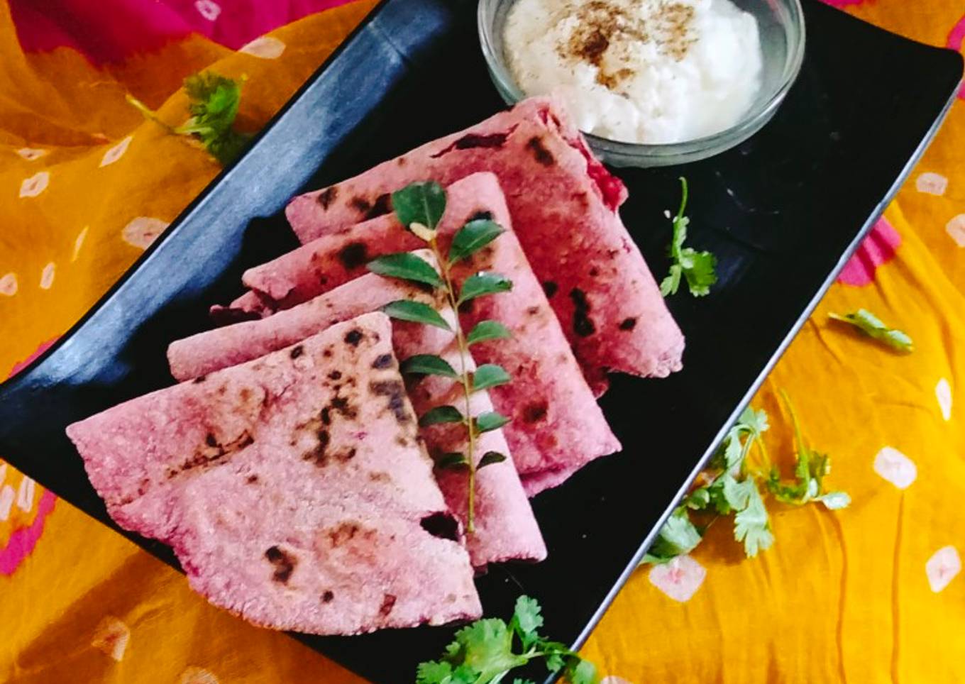 Beetroot paratha