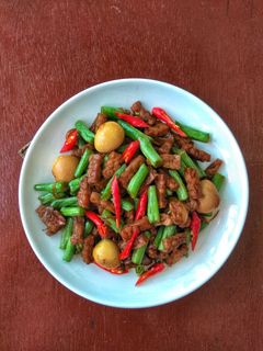 Foto resep Tumis Buncis Tempe Telur Puyuh