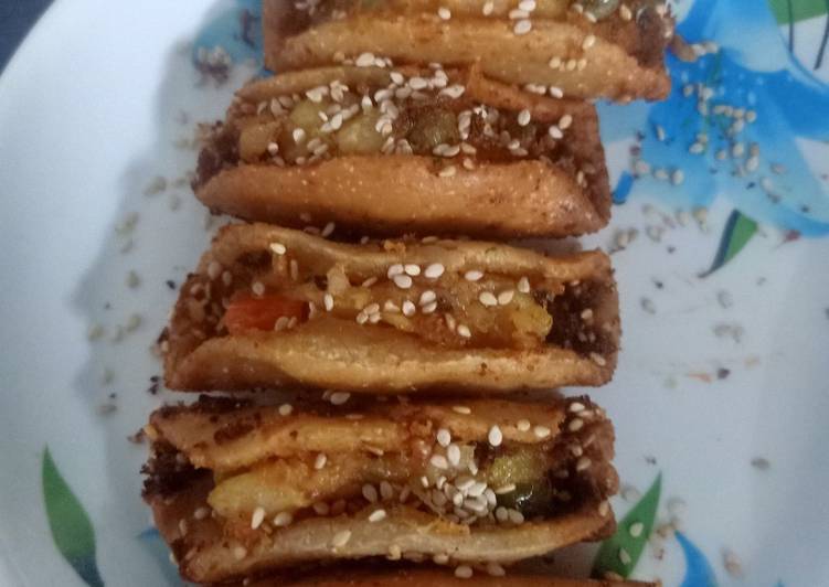 Crispy Taco samosa bites