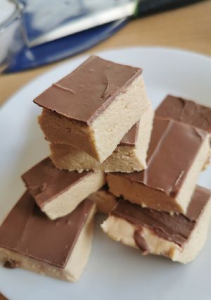 Una foto de Mantecol casero 💕