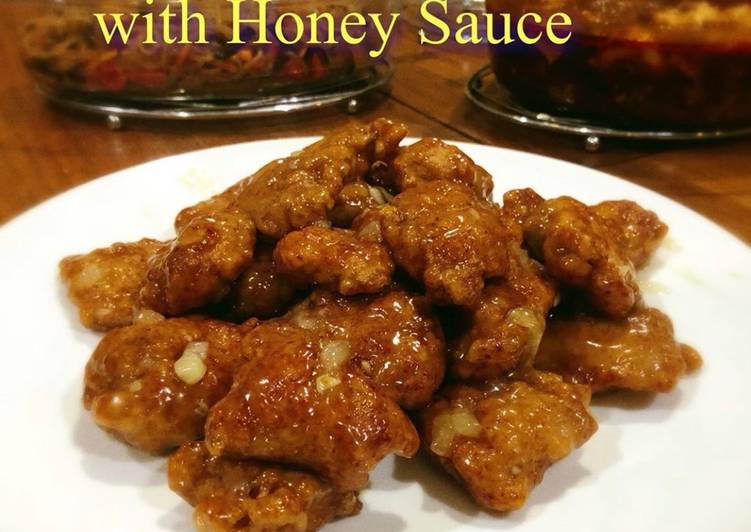 Korean Fried Chicken With Honey Sauce