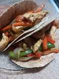 Tacos de pollo agridulce 🌮