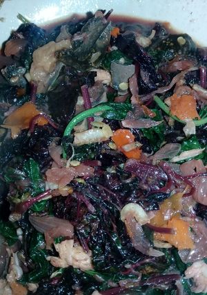 Foto resep Oseng bayam merah 😘