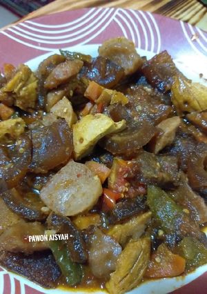 Foto resep Tumis cecek komplit pedas