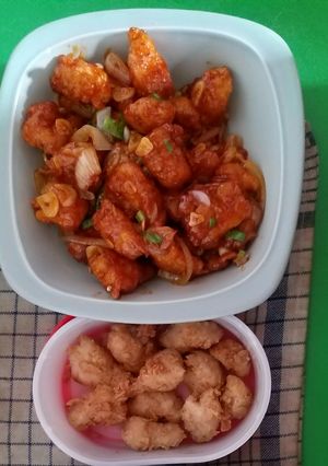 Foto resep Ayam tepung bumbu Asam Manis