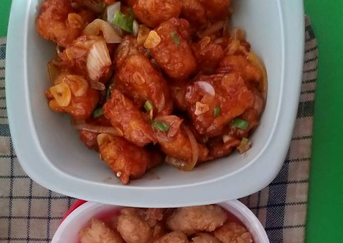 Resep Ayam tepung bumbu Asam Manis yang Enak