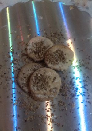 Una foto de Galletas de ajonjolí
