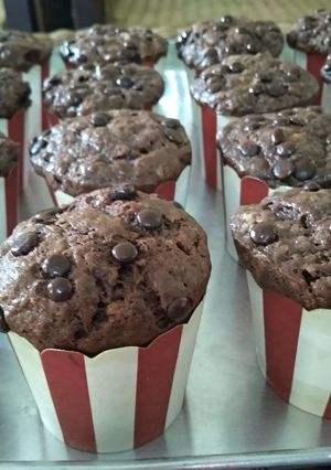 Foto resep Choco banana muffin