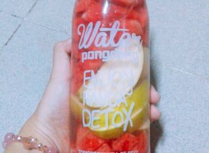 Hình của món Detox dưa hấu táo.
