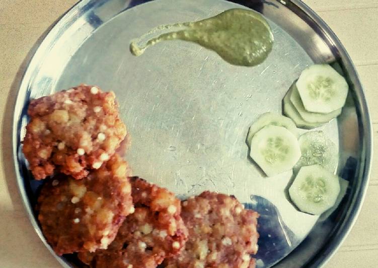 Aloo sabudana tikki