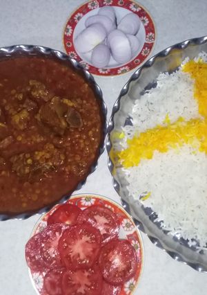 عکسی از دستور ❤️خورشت قیمه❤️