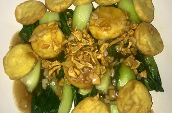 Resep Tumis pokcoy tofu bawang putih Anti Gagal