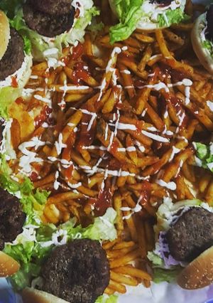 صورة لوصفة ألذ برقر منزلي😍🍔🍟