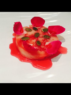 A picture of Rose Panacotta.