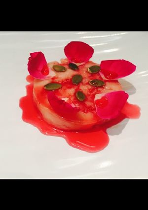 A picture of Rose Panacotta.