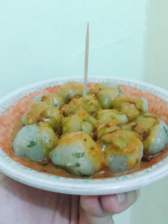 Foto resep Cilok kuah kacang