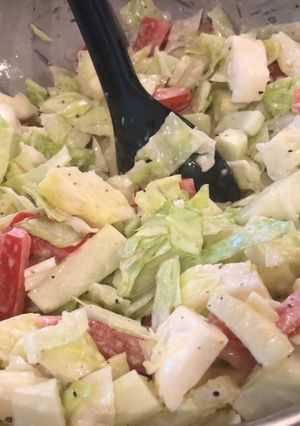Una foto de Coleslaw para tacos de pescado