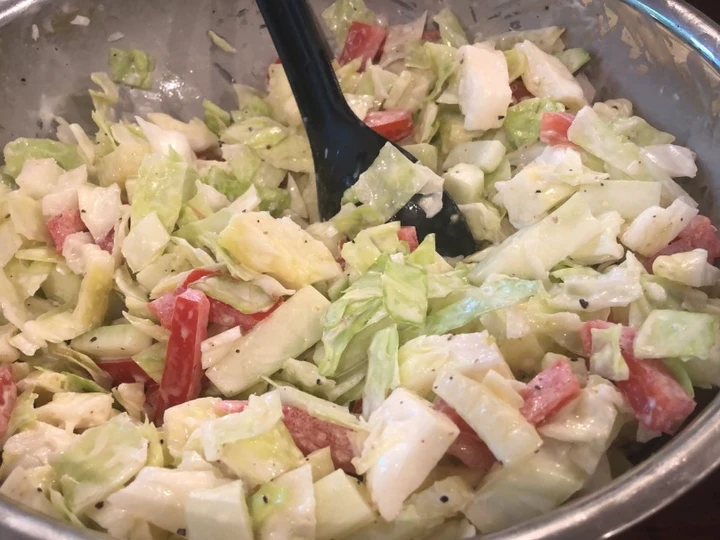 Receta Coleslaw para tacos de pescado  que Delicioso