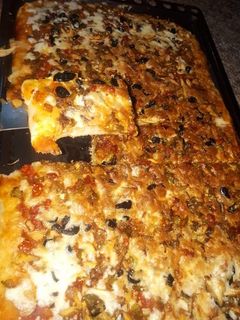 صورة لوصفة بيتزا 😋