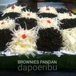 Brownies pandan