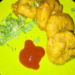 A picture of Besan Aloo tikki.