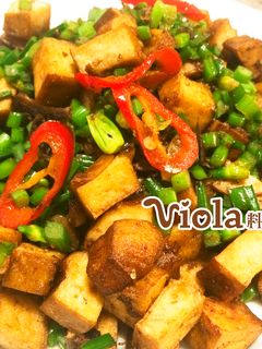 Xo醬炒豆乾韭菜花 的食譜成品照片