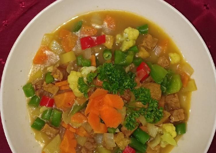 Resep Tumis sayur bumbu kari | Cara Mengolah Tumis sayur bumbu kari Yang Sedap