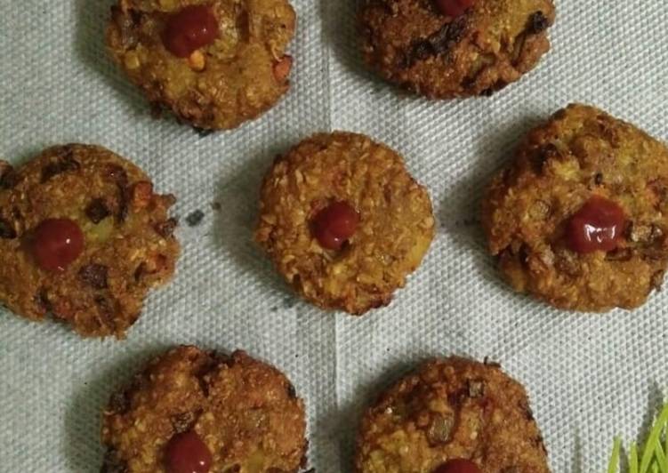 Recipe of Homemade Oats Vegetables Cutlets