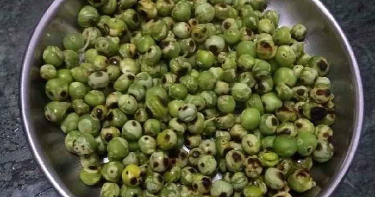 Roasted Green peas Recipe by SanJeeda Rehan Khan Cookpad