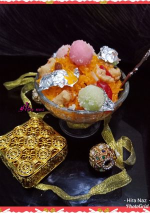 A picture of Zarda (Yellow Sweet Rice).