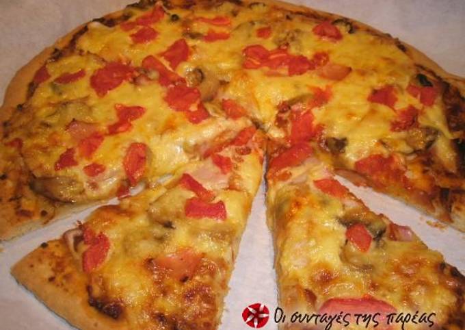 κύρια φωτογραφία συνταγής Νόστιμη πίτσα