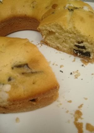 Una foto de Budín de vainilla con Oreos😍