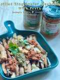 Grilled King Oyster Mushroom with Pesto