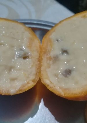 A picture of Orange kulfi.
