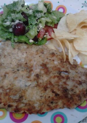 Una foto de Filete de Pescado Sefardí (Leyenda poblana de "La Casa del Perro")