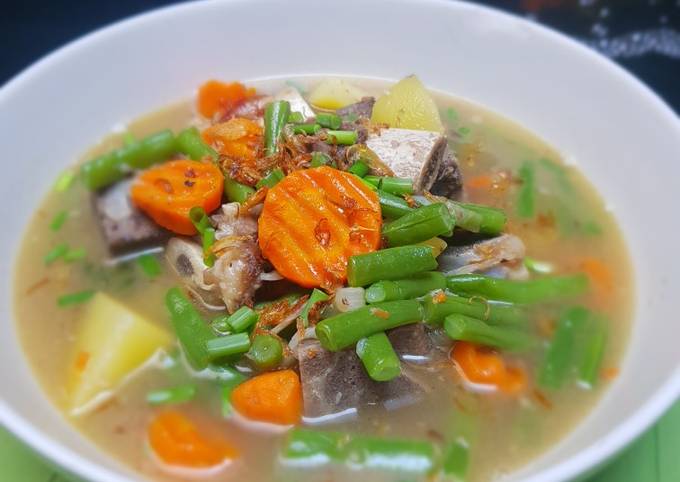 Resep Sop iga sapi yang Bisa Manjain Lidah