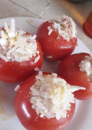 Una foto de Tomates rellenos! 😋