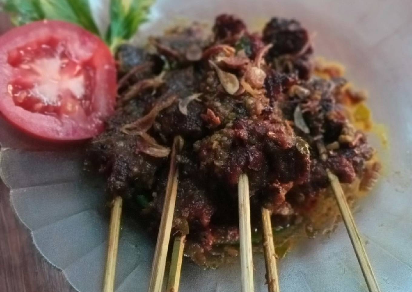 Resep Sate komoh bakar Anti Gagal