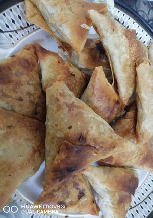 صورة لوصفة سمبوسة باللحم