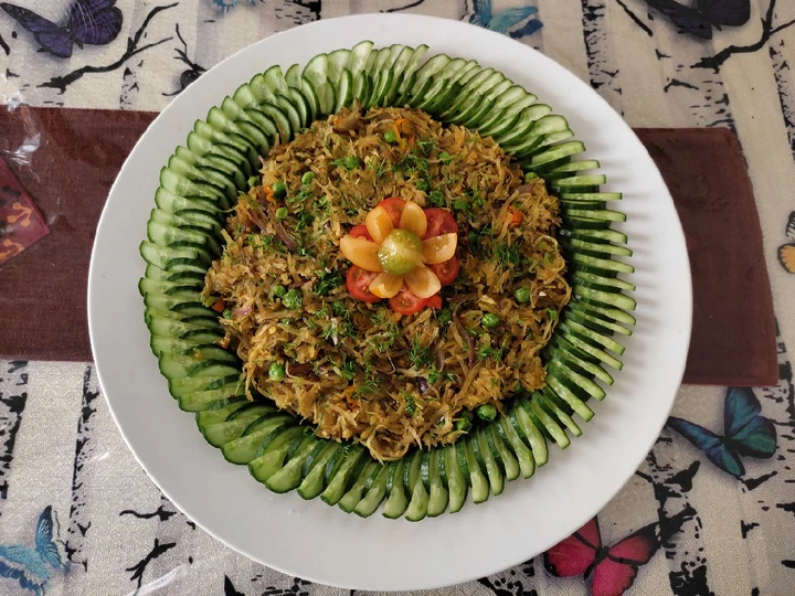 Recipe Sweet potato, cucumber and peas salad the Delicious Really delicious