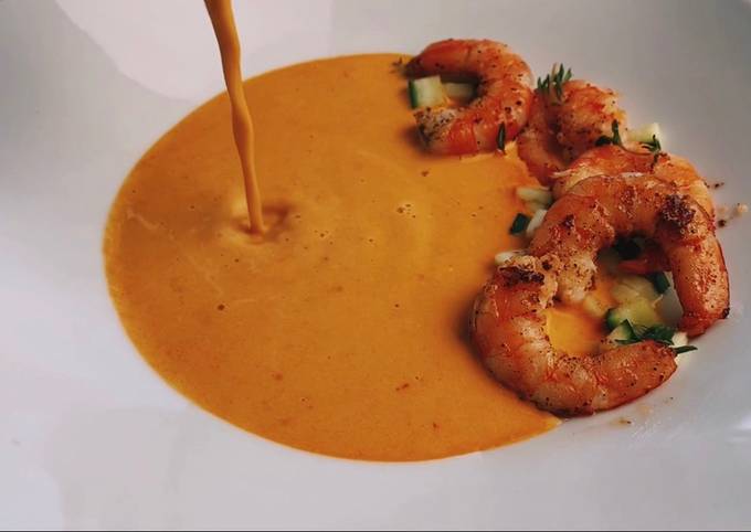 Recipe of Ultimate BISQUE WITH SHRIMPS🇫🇷🦐