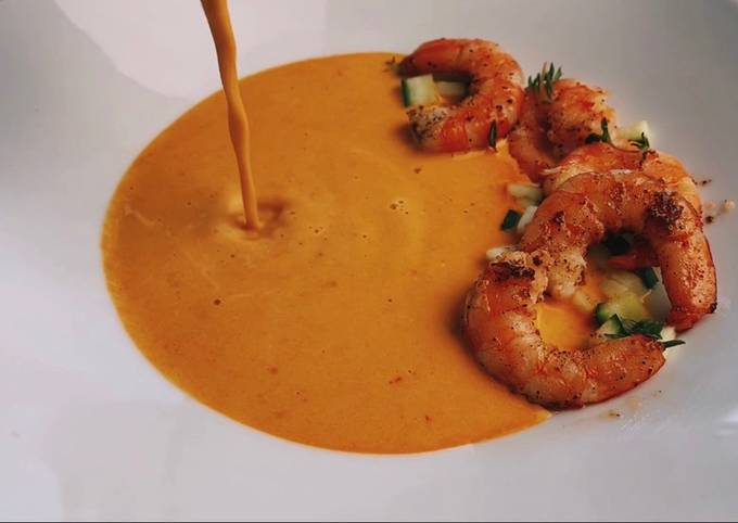 BISQUE WITH SHRIMPS🇫🇷🦐