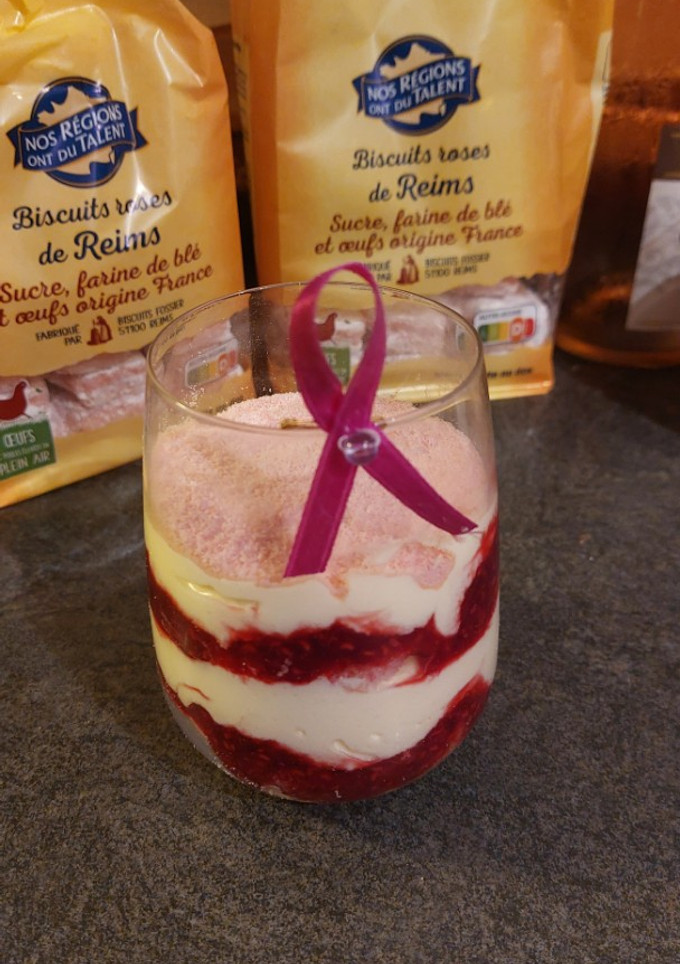 Tiramisu Framboise Aux Biscuits Roses De Reims Et Champagne Rosé de ... Tiramisu Framboise Aux Biscuits Roses De Reims Et Champagne Rosé de ...