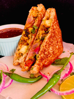 A picture of Paneer Tikka Sandwich.