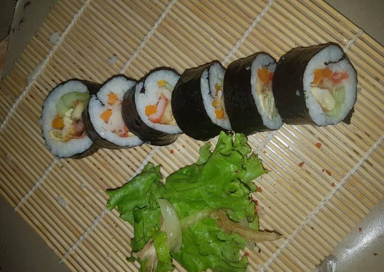 Resep Sushi Roll Kimbap Yang Enak